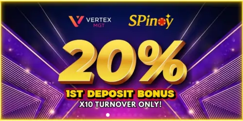 DEPOSIT BONUS 20%