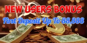 new user first deposit bonus